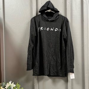 FRIENDS long sleeve hooded t shirt